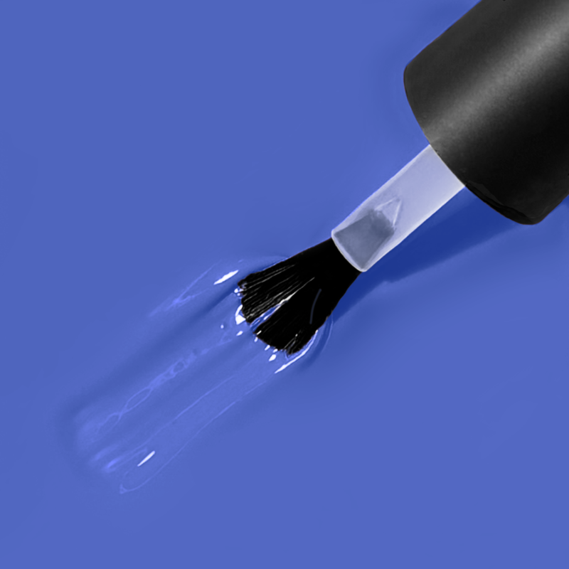 Brush swipe ELECTRIC BLUE
