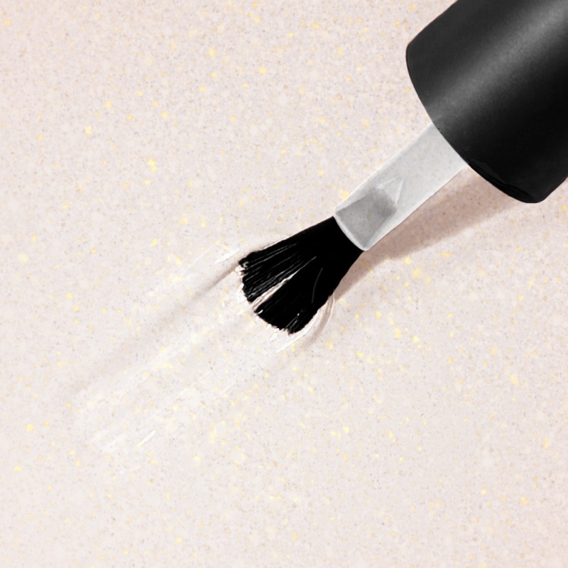 Catwalk Champagne brush swipe